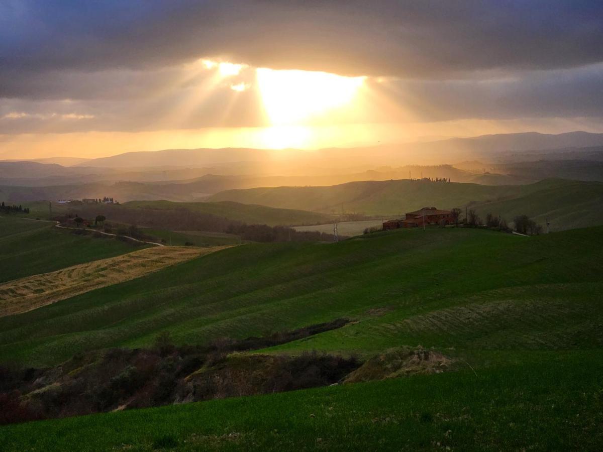 Agriturismo Le Crete - Appartamenti Asciano Exteriör bild