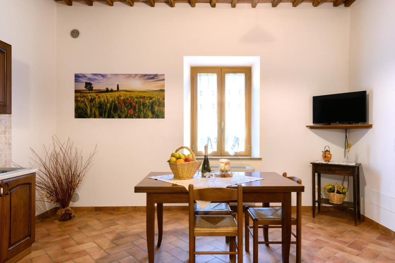 Agriturismo Le Crete - Appartamenti Asciano Exteriör bild