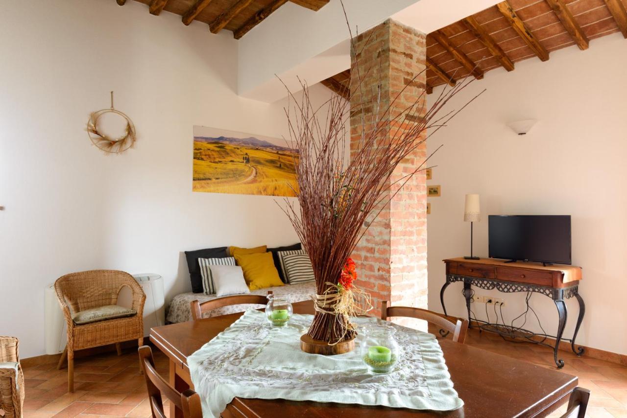 Agriturismo Le Crete - Appartamenti Asciano Exteriör bild